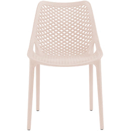 Meridian Mykonos Pink Outdoor Patio Dining Chair
