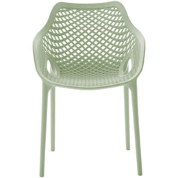 Meridian Mykonos Mint Outdoor Patio Dining Chair