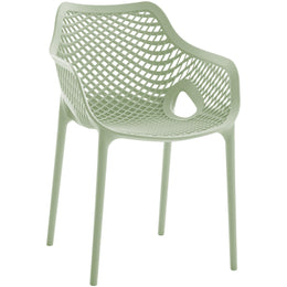 Meridian Mykonos Mint Outdoor Patio Dining Chair