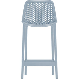 Meridian Mykonos Sky Blue Outdoor Patio Stool