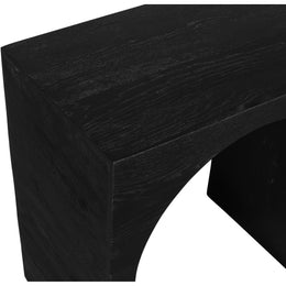 Meridian June Black Oak Console Table