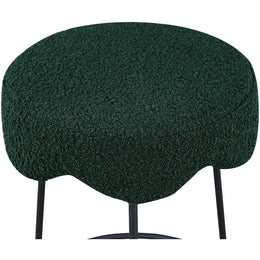 Meridian Fleur Green Fabric Counter Stool