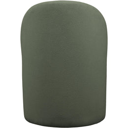 Meridian Hautely Green Boucle Fabric Accent Chair