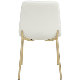 Meridian Isla White Vegan Leather Dining Chair