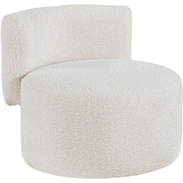 Meridian Como Cream Boucle Fabric Accent Chair