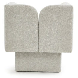 Meridian Marcel Cream Boucle Fabric Chair