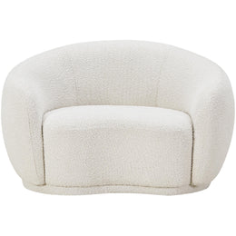Meridian Hyde Cream Boucle Fabric Chair
