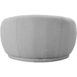 Meridian Hyde Grey Boucle Fabric Chair