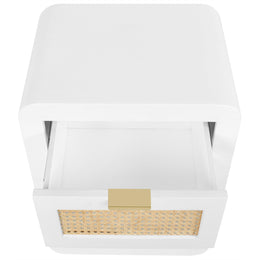 Meridian Langham White Night Stand