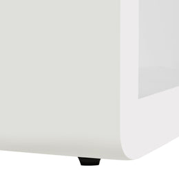 Meridian Langham White Night Stand