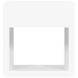 Meridian Langham White Night Stand