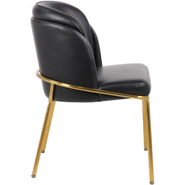 Meridian Jagger Black Vegan Leather Dining Chair