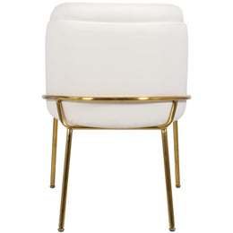 Meridian Jagger White Vegan Leather Dining Chair