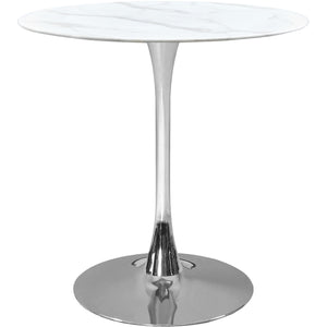 Meridian Holly Chrome Counter Height Table (3 Boxes)