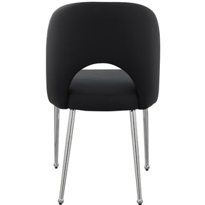 Meridian Logan Black Vegan Leather Dining Chair