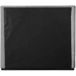 Meridian Oliver Grey Boucle Fabric Queen Bed (3 Boxes)