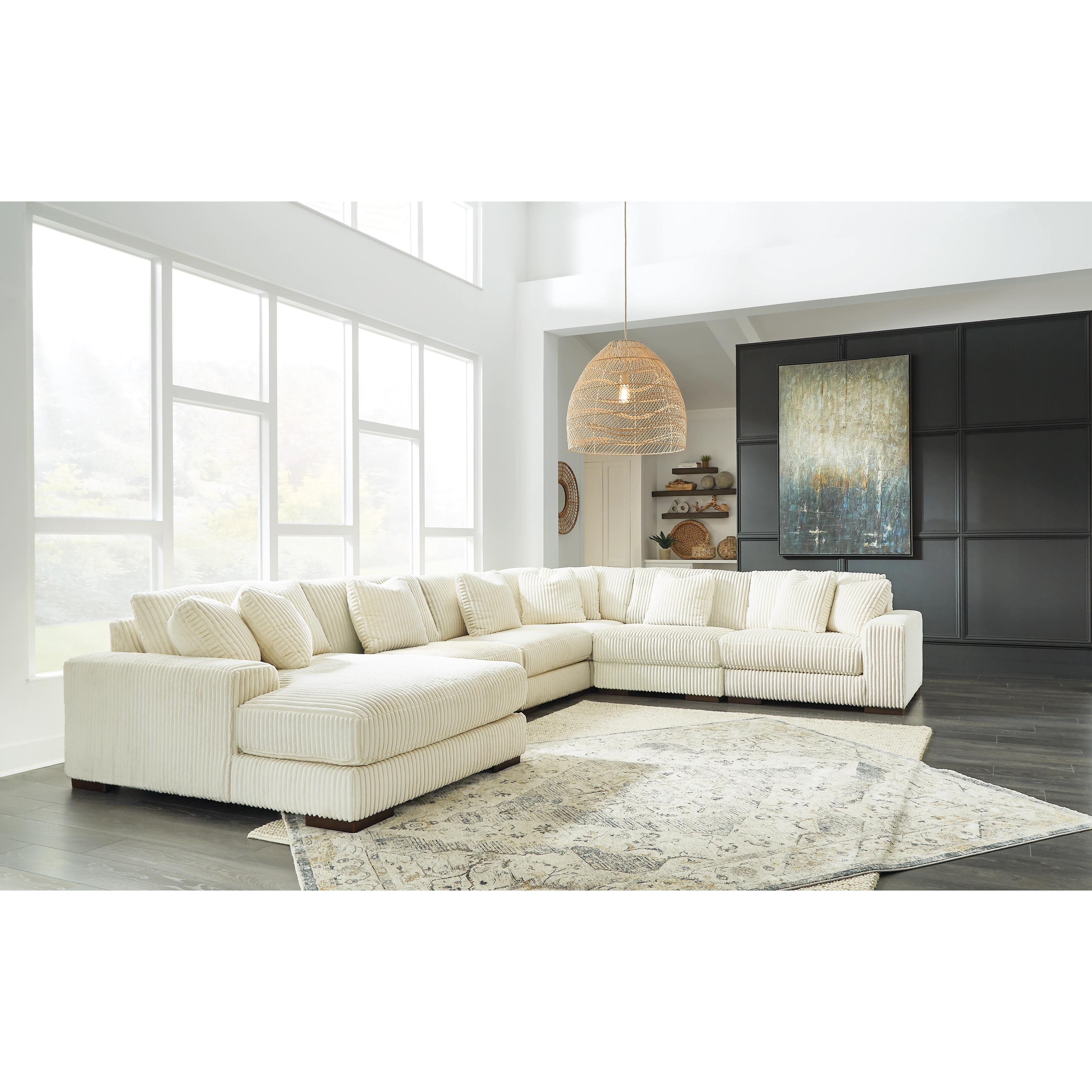 Swipe Furniture Exclusive Design Lindyn Fabric 6 pc Sectional 2110416/2110446/2110446/2110477/2110446/2110465