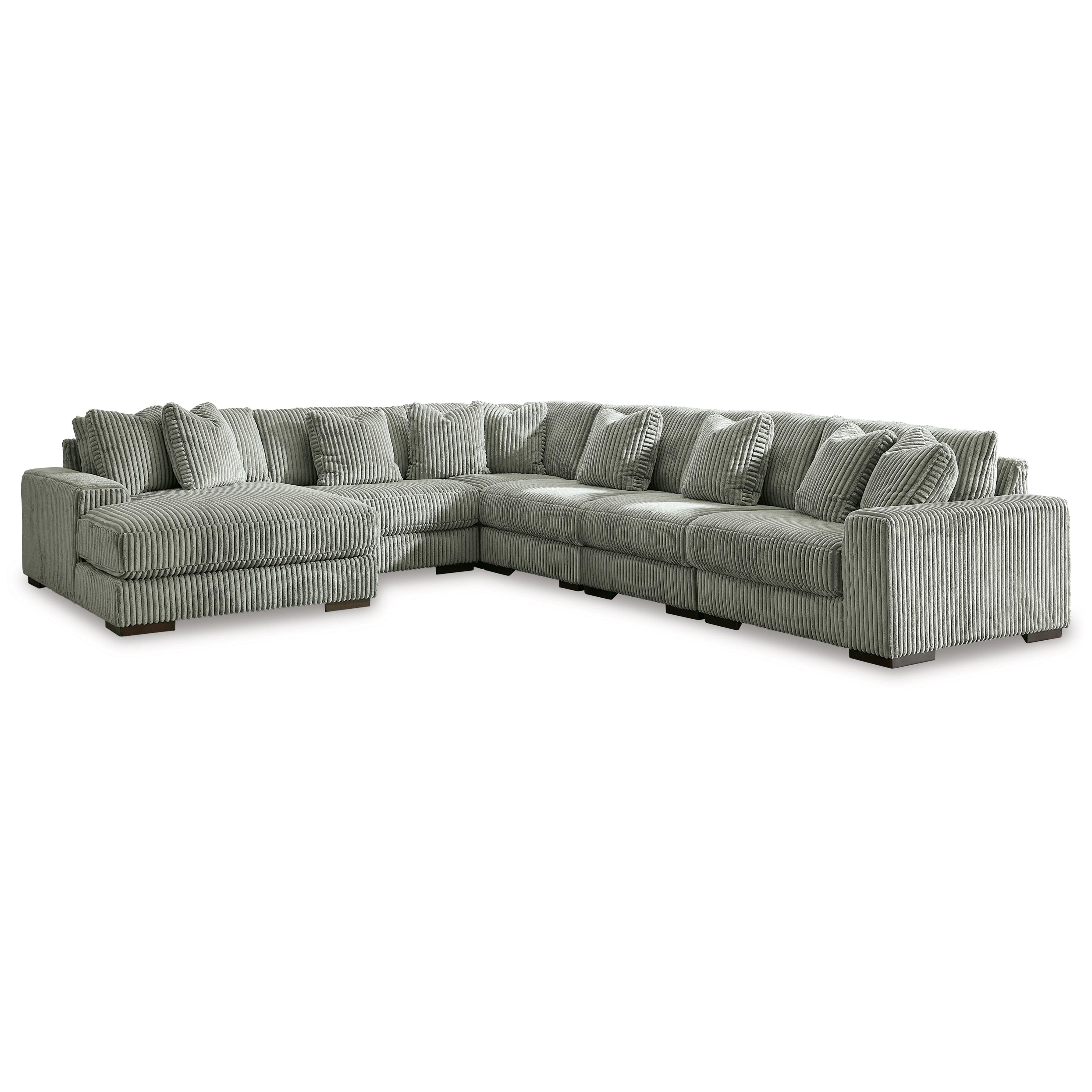 Swipe Furniture Exclusive Design Lindyn Fabric 6 pc Sectional 2110516/2110546/2110577/2110546/2110546/2110565