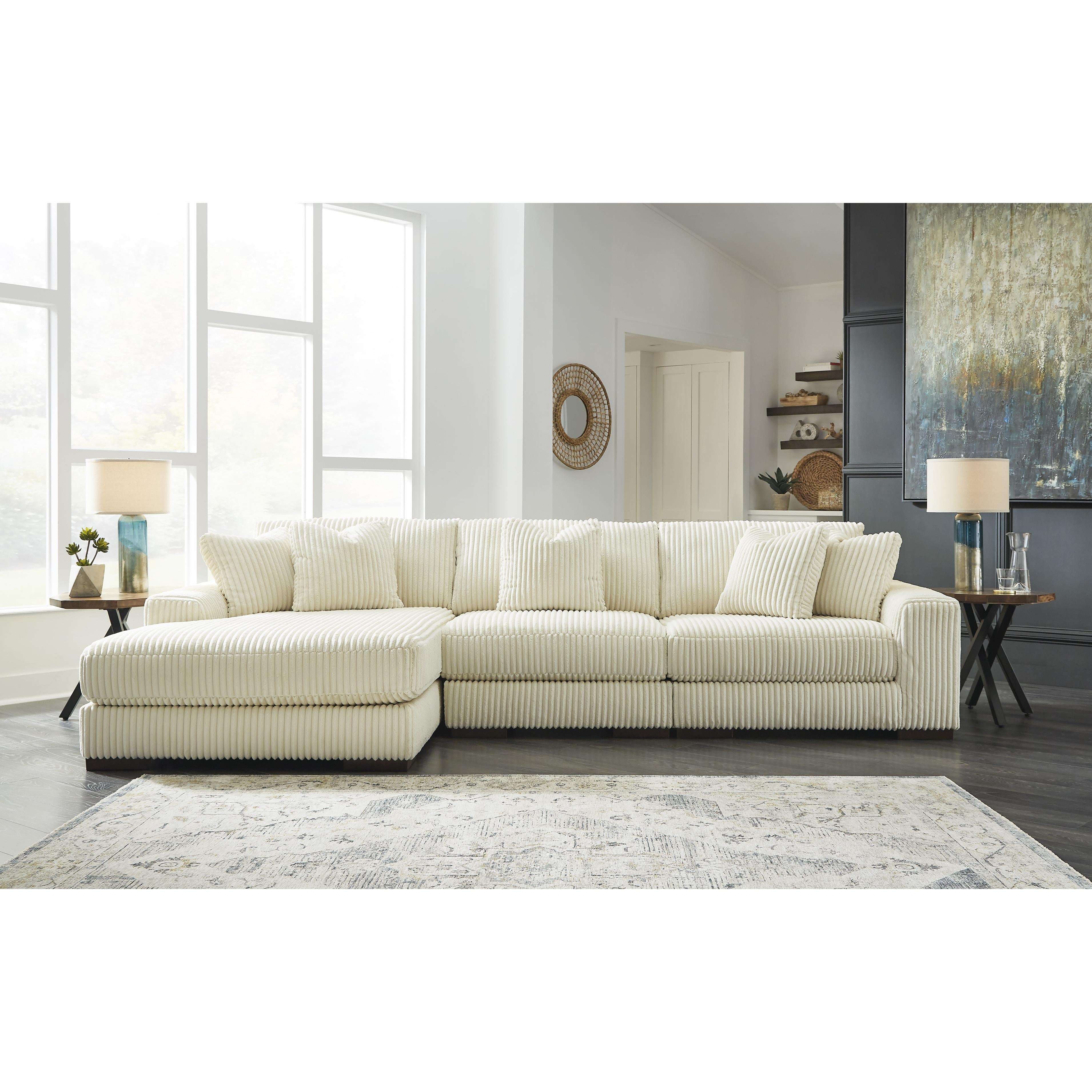 Swipe Furniture Exclusive Design Lindyn Fabric 3 pc Sectional 2110416/2110446/2110465