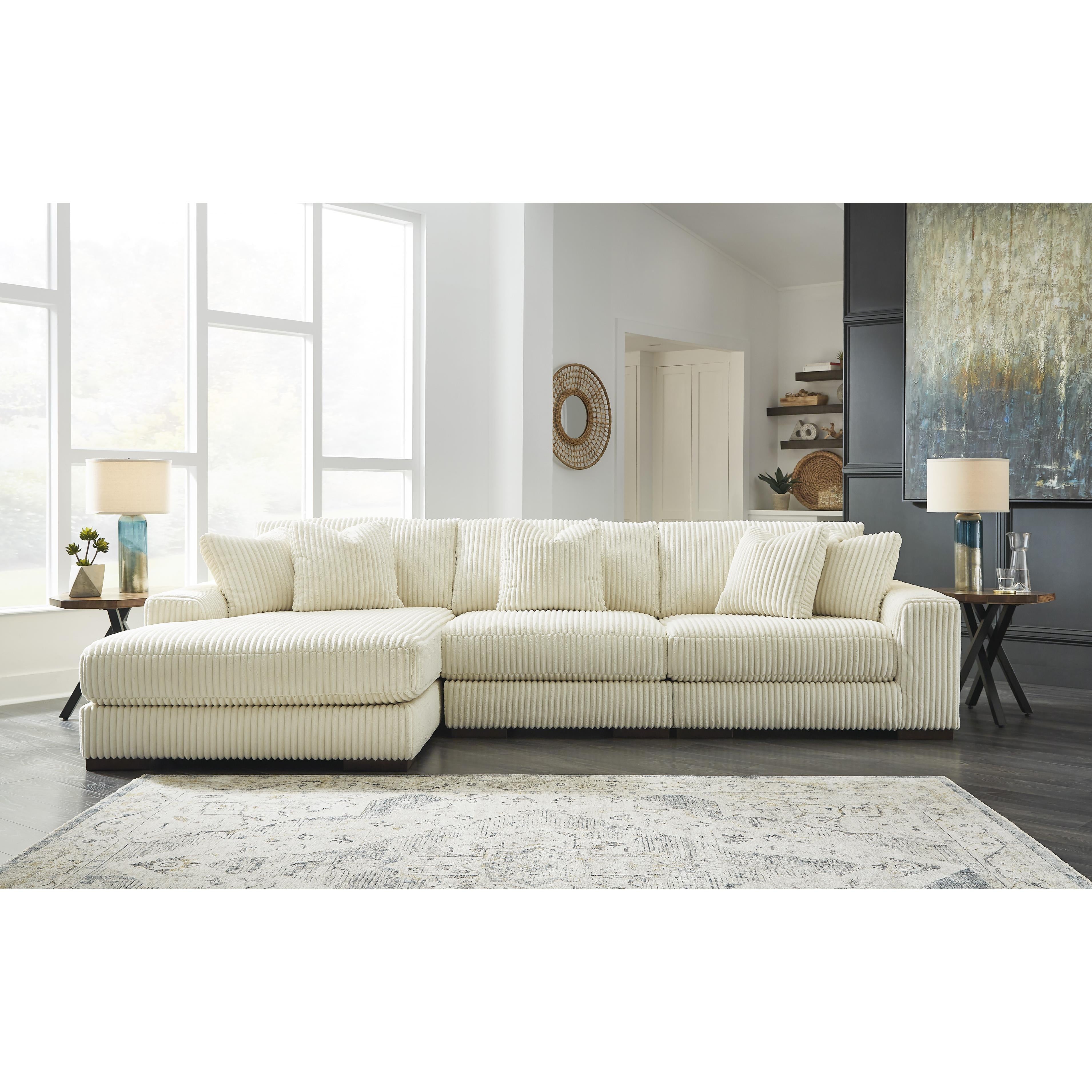 Swipe Furniture Exclusive Design Lindyn Fabric 3 pc Sectional 2110416/2110446/2110465