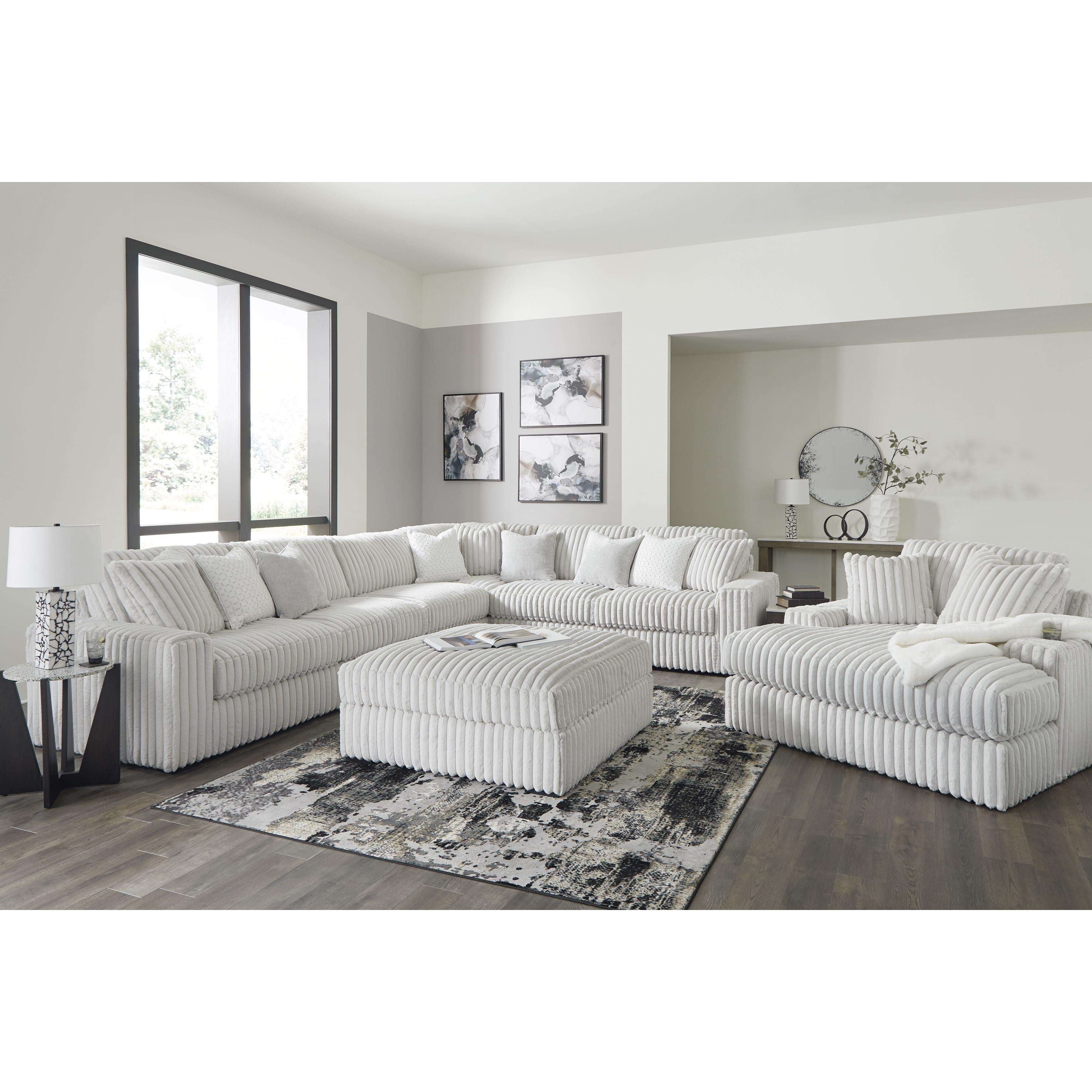 Swipe Furniture Exclusive Design Stupendous Fabric Ottoman 2590308