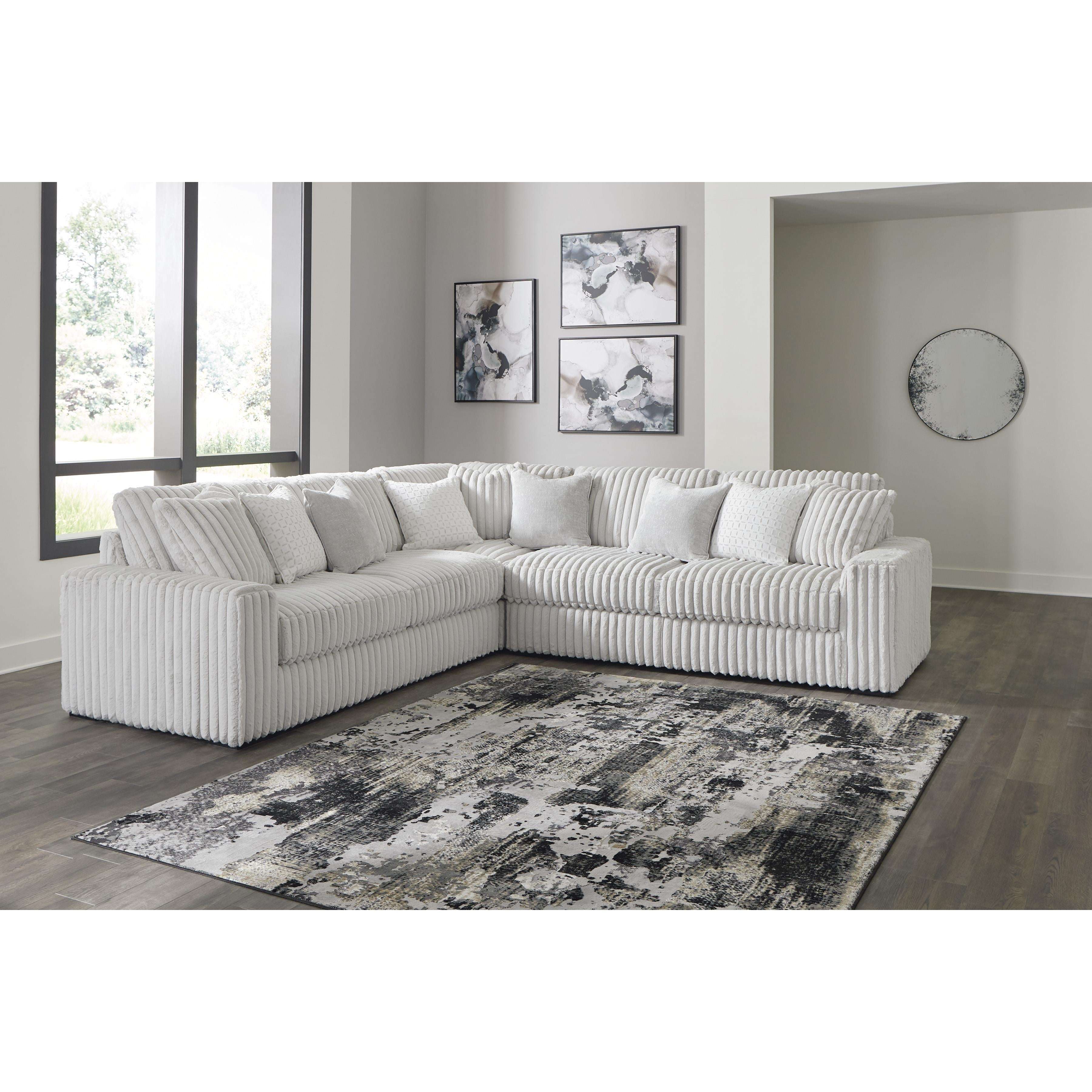 Swipe Furniture Exclusive Design Stupendous Fabric 3 pc Sectional 2590366/2590377/2590367