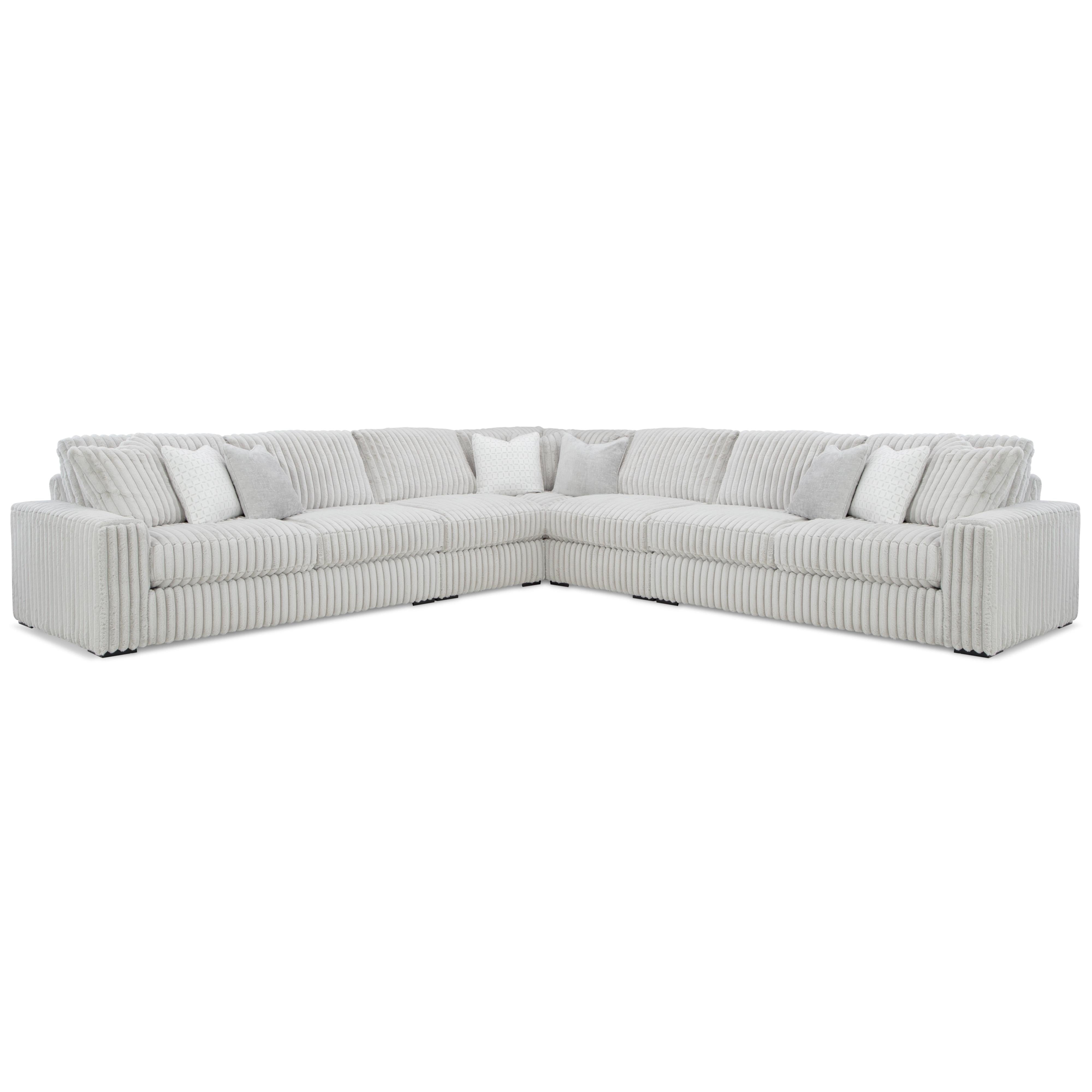 Swipe Furniture Exclusive Design Stupendous Fabric 5 pc Sectional 2590366/2590346/2590377/2590346/2590367