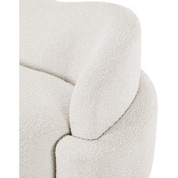 Meridian Principessa Cream Boucle Fabric Chair