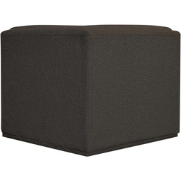 Meridian Ollie Brown Boucle Fabric Corner