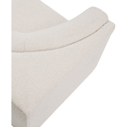 Meridian Ollie Cream Boucle Fabric Corner