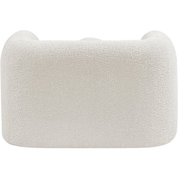 Meridian Emory Cream Boucle Fabric Chair