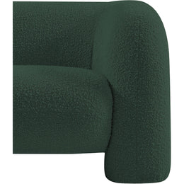 Meridian Emory Green Boucle Fabric Chair