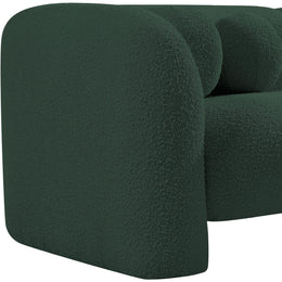Meridian Emory Green Boucle Fabric Chair