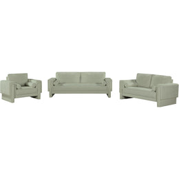 Meridian Madeline Mint Chenille Fabric Chair