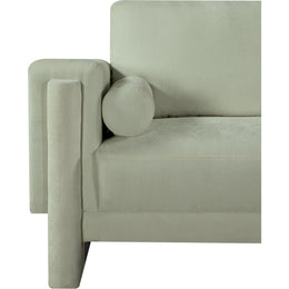 Meridian Madeline Mint Chenille Fabric Chair