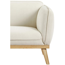 Meridian Nolita Cream Boucle Fabric Chair