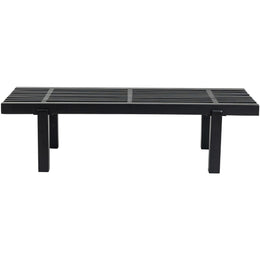Meridian Naya Green Chenille Fabric Bench
