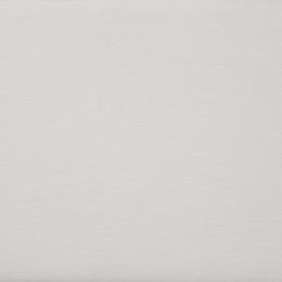 Meridian Comfy Cream Linen Textured Fabric Modular Ottoman