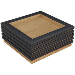 Meridian Rory Black Vegan Leather Coffee Table