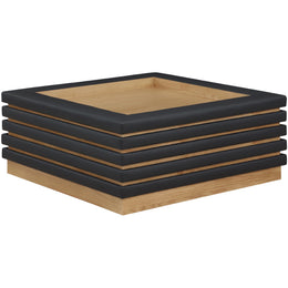 Meridian Rory Black Vegan Leather Coffee Table