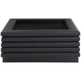 Meridian Rory Black Vegan Leather Coffee Table
