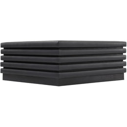 Meridian Rory Black Vegan Leather Coffee Table