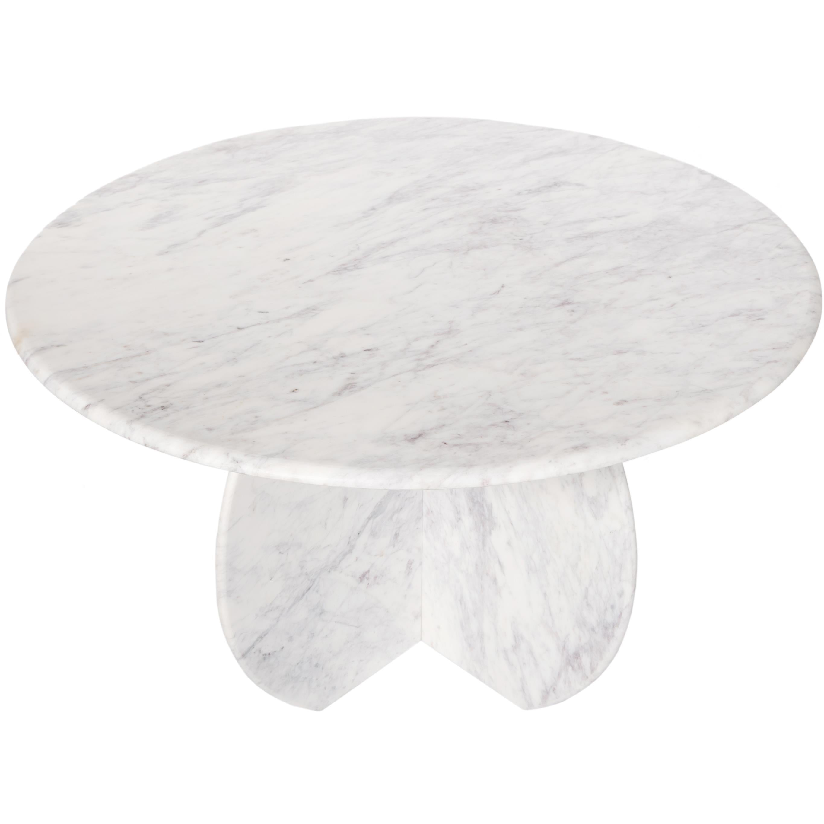 Meridian Formentera White Dining Table