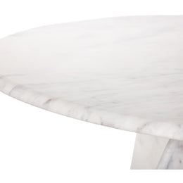 Meridian Formentera White Dining Table