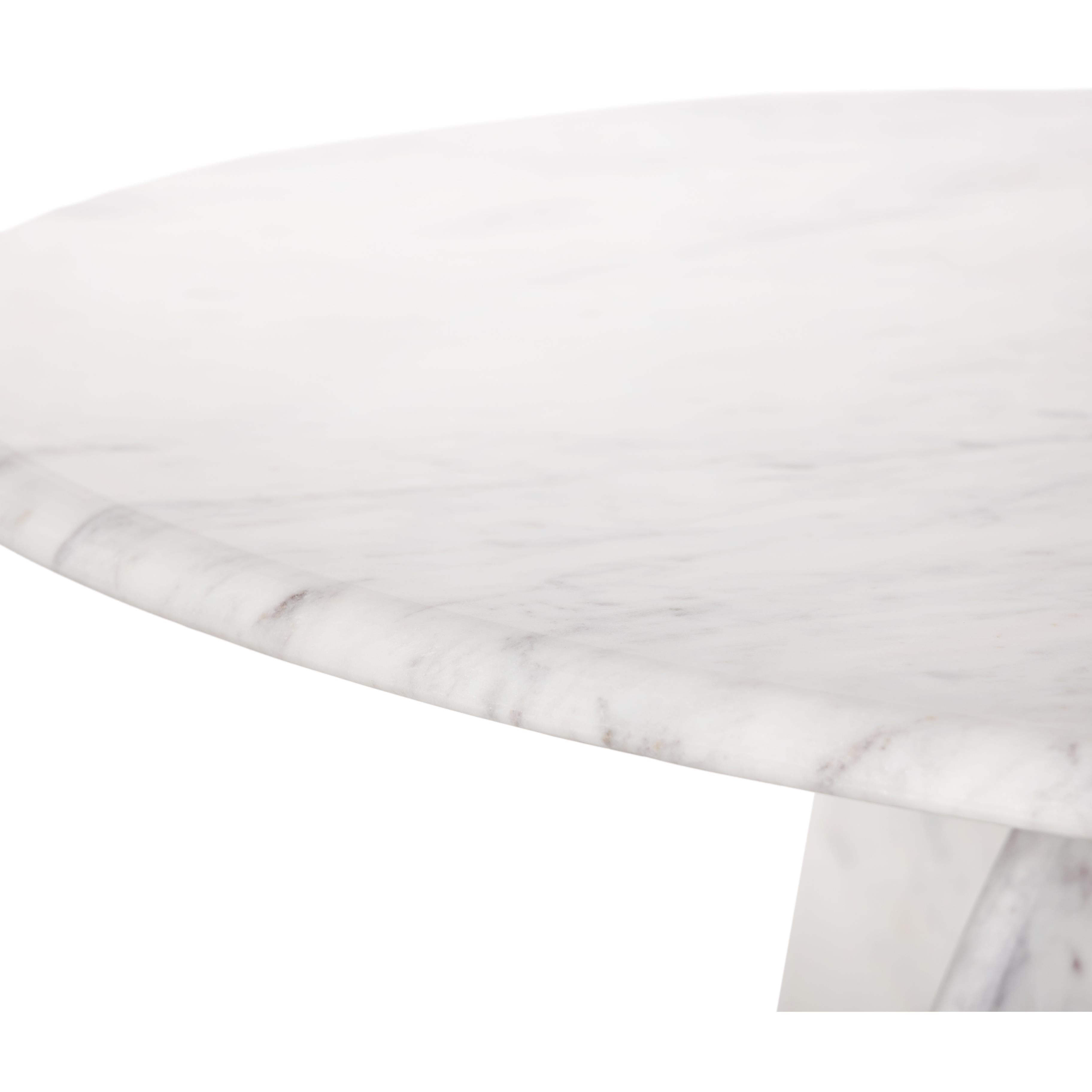 Meridian Formentera White Dining Table