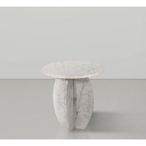 Meridian Formentera White End Table