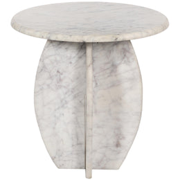 Meridian Formentera White End Table