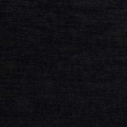 Meridian Edison Black Chenille Fabric Bench