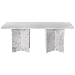 Meridian Verona White Dining Table (3 Boxes)