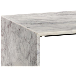 Meridian Canova White End Table